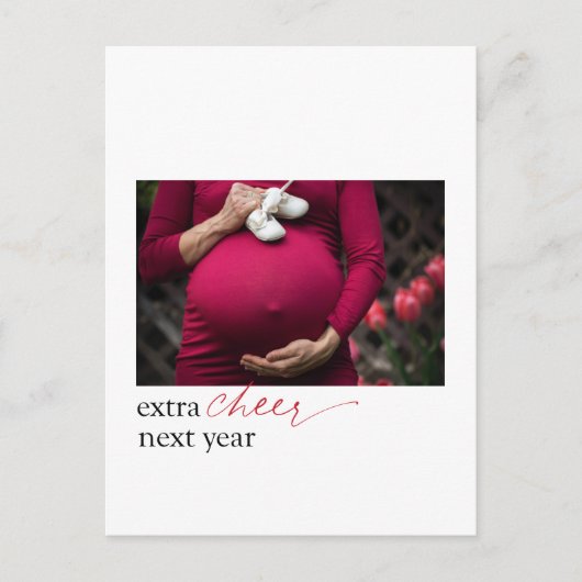Zwangerschap Aankondiging verrassend Briefkaart (Voorkant)