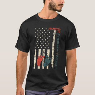 Zwangerschap Aankondiging voor eerste keer vader V T-shirt