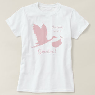 Zwangerschap Aankondiging voor oma T-shirt