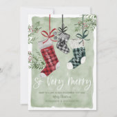 Zwangerschap Aankondiging Waterverf Gezinsinventar (Voorkant)