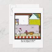 Zwangerschap Aankondigingskaart (Voorkant / Achterkant)