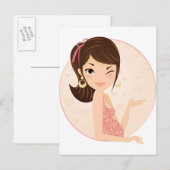 Zwangerschap Aankondigingskaart (Voorkant / Achterkant)