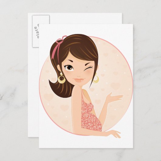 Zwangerschap Aankondigingskaart (Voorkant / Achterkant)