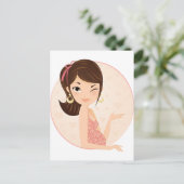 Zwangerschap Aankondigingskaart (Staand voorkant)