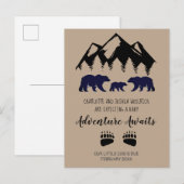 Zwangerschap Ademhalingsstelsel-, borstkas- en med Aankondigingskaart (Voorkant / Achterkant)