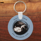 Zwangerschap Baby baby Sonogram Ultrageluid Foto B Sleutelhanger (Voorkant)