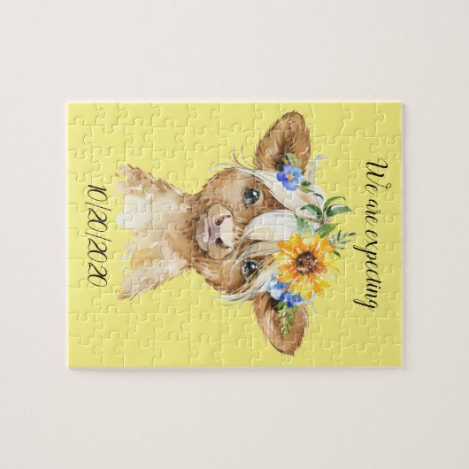 Zwangerschap Baby Legpuzzel (Horizontaal)