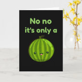 Zwangerschap Baby Melon Kaart (Gele Bloem)
