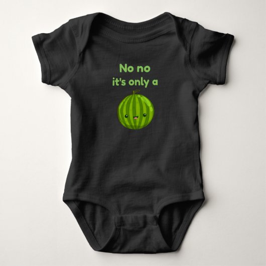 Zwangerschap Baby Melon Romper (Voorkant)