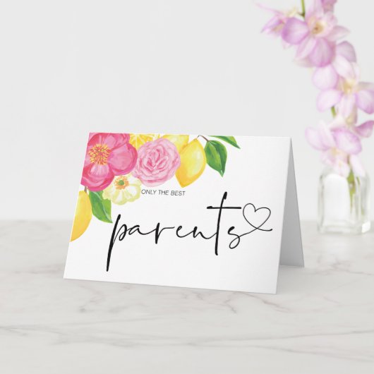 Zwangerschap Baby Onthul Cadeau Ouders Grootouders Kaart (Orchidee)