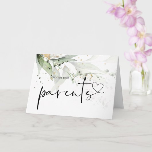 Zwangerschap Baby onthullen cadeau voor grootouder Kaart (Orchidee)