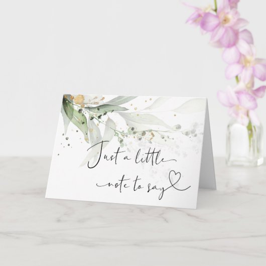 Zwangerschap Baby onthullen voor familie eucalyptu Kaart (Orchidee)