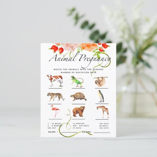 Zwangerschap Baby shower (Staand voorkant)