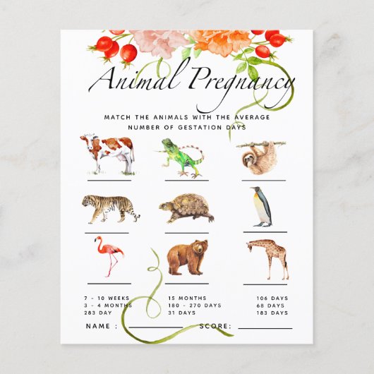 Zwangerschap Baby shower (Voorkant)