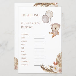 Zwangerschap Baby shower Game Hoe lang Zwangerscha