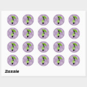Zwangerschap, Baby shower, paraplu Ronde Sticker (Vel)