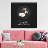 Zwangerschap Baby Sonogram Echografie Foto kinderk Canvas Afdruk (Insitu (Woonkamer))