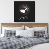 Zwangerschap Baby Sonogram Echografie Foto kinderk Canvas Afdruk (Insitu (Slaapkamer))