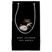 Zwangerschap Baby Sonogram Ultrageluid Foto Klein Cadeauzakje (Voorkant)