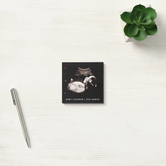Zwangerschap Baby Sonogram Ultrageluid Foto Post-it® Notes (Kantoor)