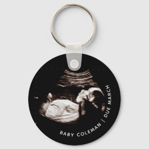 Zwangerschap Baby Sonogram Ultrasound Foto Nieuw m Sleutelhanger