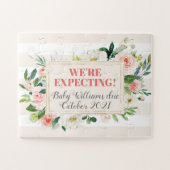 Zwangerschap Baby Verhaal aankondiging die we verw Legpuzzel (Horizontaal)