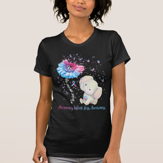 Zwangerschap Baby Verlies bewustzijn T-shirt (Voorkant)