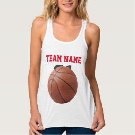 Zwangerschap basketbal tanktop