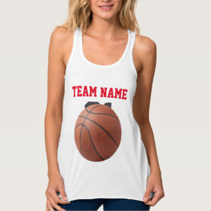 Zwangerschap basketbal tanktop