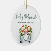 Zwangerschap bij baby-kinderen keramisch ornament (Rechts)