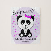 Zwangerschap bij baby-meisjes (Pink Panda) Legpuzzel (Verticaal)