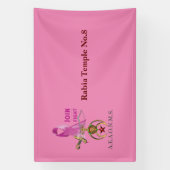 Zwangerschap bij borstkanker spandoek (Verticaal)