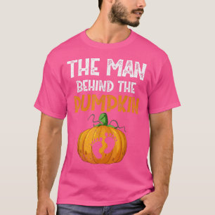 Zwangerschap bij Mannen die pompoen kostum eten T-shirt