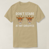 Zwangerschap bij mijn Giraffes Funny Giraffe Lover T-shirt (Design voorkant)