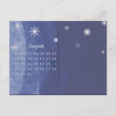 Zwangerschap bij vakantie aankondigingskaart (Achterkant)