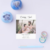 Zwangerschap binnenkort foto begroting aankondigin flyer (Enkel)