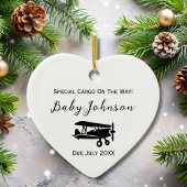 Zwangerschap Echografie Baby Foto Luchtvaart Custo Keramisch Ornament