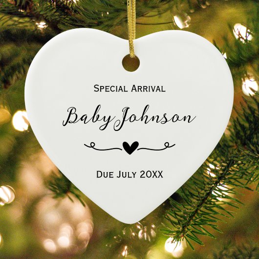 Zwangerschap Echografie Baby Foto Special Arrival Keramisch Ornament
