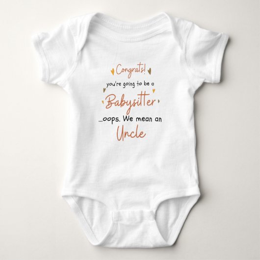 Zwangerschap en Baby Romper (Voorkant)