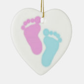 Zwangerschap en Baby Verlies bewustzijn Keramisch Ornament (Rechts)