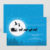 Zwangerschap en borstvoeding - Binnenkort beschikb Feestdagenkaart (Voorkant / Achterkant)