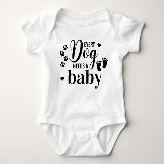 Zwangerschap en borstvoeding Hondenliefhebber Romper (Voorkant)