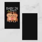 Zwangerschap en borstvoeding Humor Visitekaartje (Voorkant / Achterkant)