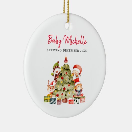 Zwangerschap en borstvoeding keramisch ornament (Rechts)