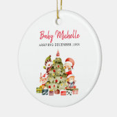 Zwangerschap en borstvoeding keramisch ornament (Links)