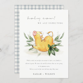 Zwangerschap en borstvoeding van het Boerderij van Bedankkaart