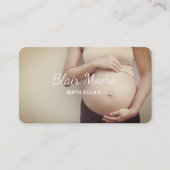 Zwangerschap en borstvoeding visitekaartje (Voorkant)