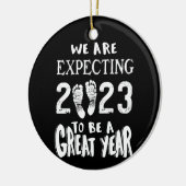 Zwangerschap en gender onthulling We verwachten 20 Keramisch Ornament (Links)