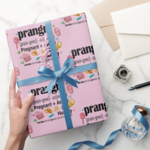 Zwangerschap en honger = boos cadeaupapier