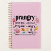 Zwangerschap en honger = boos planner (Voorkant)